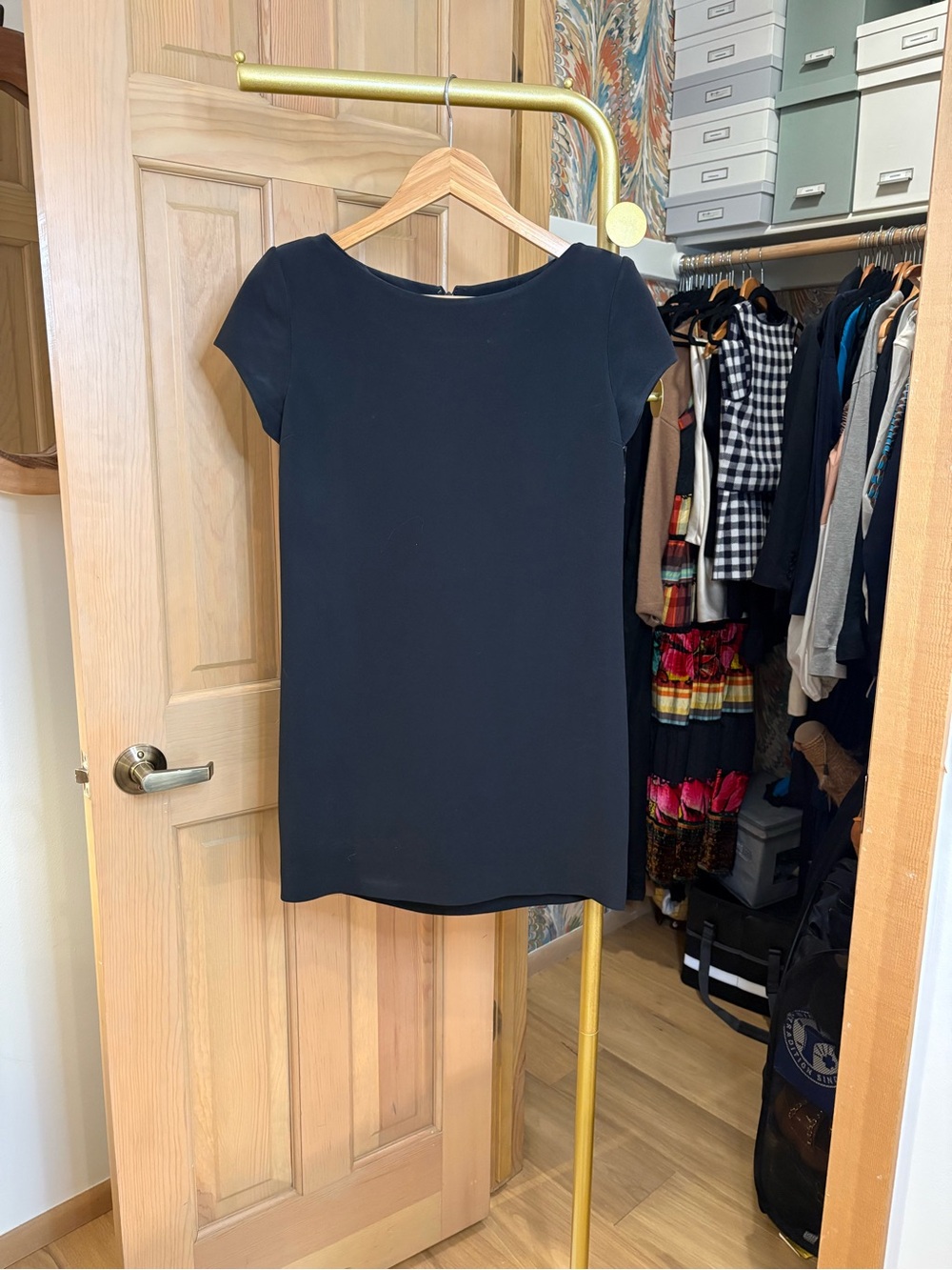 Saint Laurent Classic Black Shift Dress - Women